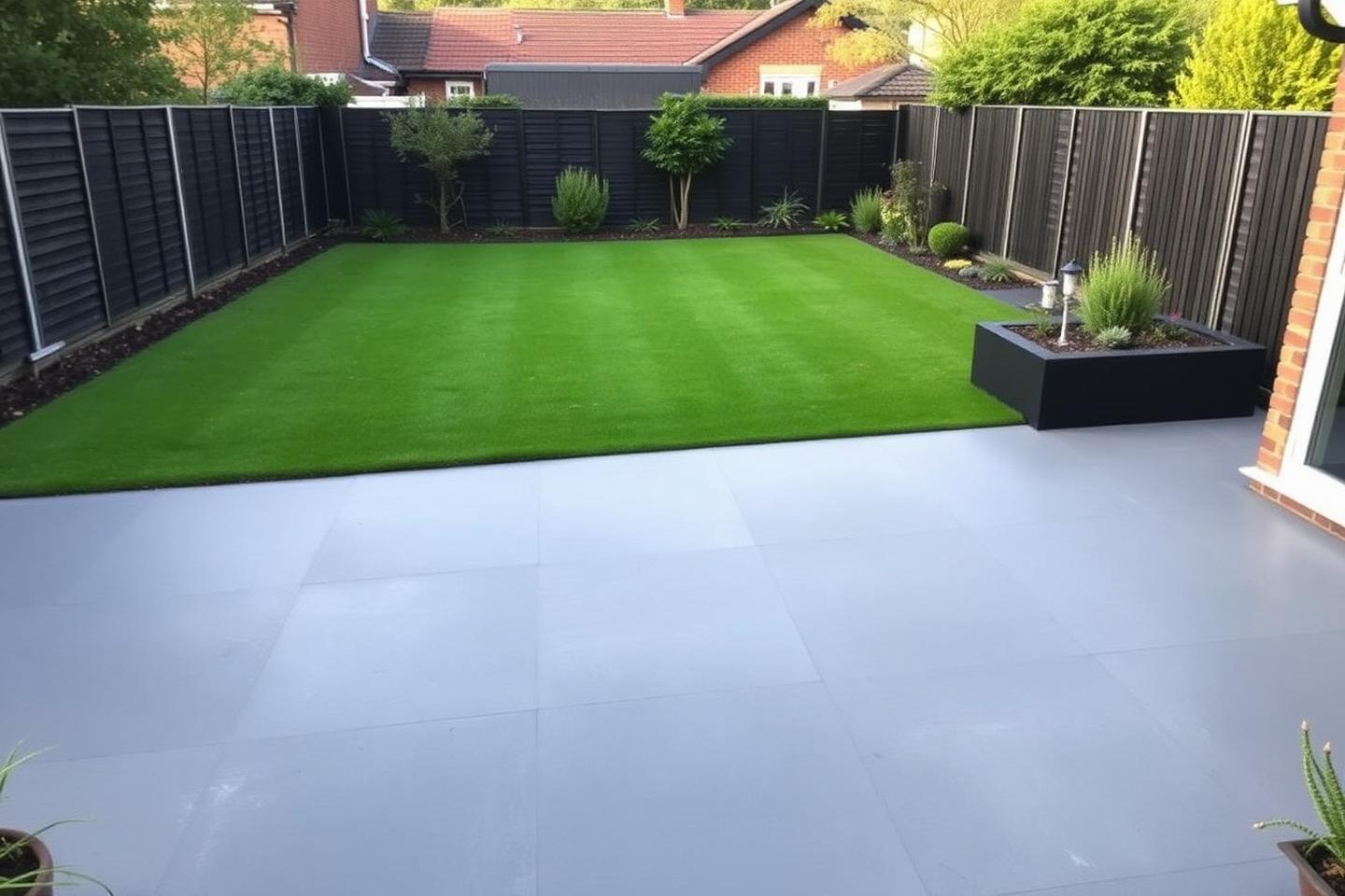 Garden after professional landscaping by Hawk Landscapes